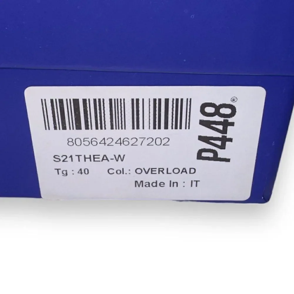 P448 Thea Overload Classic Casual Perf Sneakers White Women's 9.5-10‎